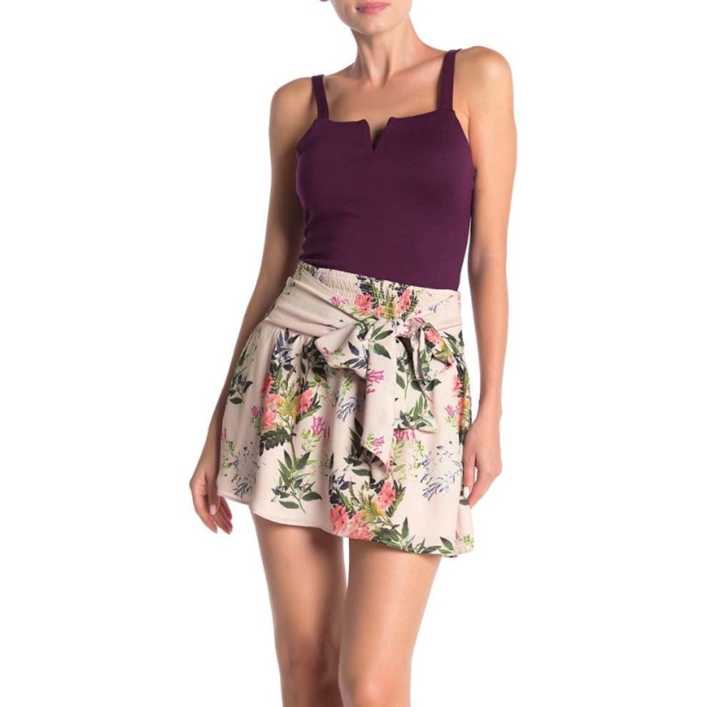 Parker Floral Tie Waist Skirt size L